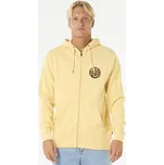Mikina Rip Curl WETTIE PASSAGE ICON ZIP THRU Straw velikost S