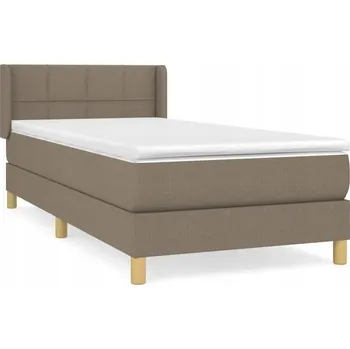 Postel Čalouněná jednolůžková postel 90x200 bílá