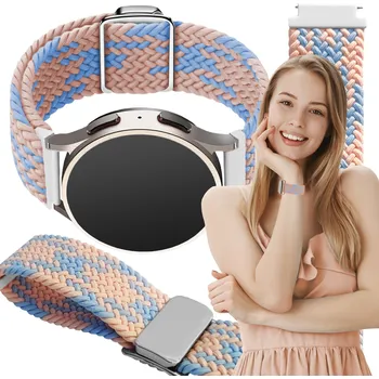 Příslušenství k chytrým hodinkám Řemínek pro Huawei Watch GT 5 41mm chytré hodinky růžovo-modrý řemínek 18mm