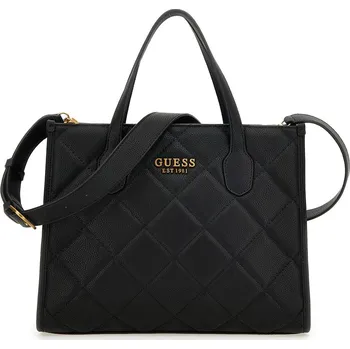 Kabelka Kabelka GUESS SILVANA 2 COMPARTMENT TOTE HWQC8665220-BLA – Černá