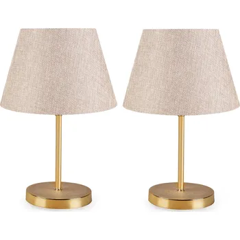 Nástěnné svítidlo Sada 2 stolních lamp Deno III krémová