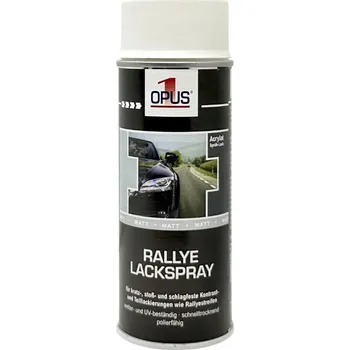 Barva ve spreji Opus1 Barva Lak Bílý matný automobilový sprej 400 ml