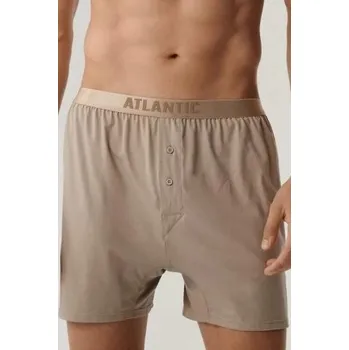 Trenýrky 2 PACK trenýrky Atlantic 2BMB-005 - modal Béžová 2XL