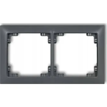 Rámeček dvojitý Karlik šedý