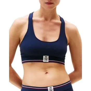 Podprsenka Dámská podprsenka Tommy Hilfiger UW06061 modrá modrá L