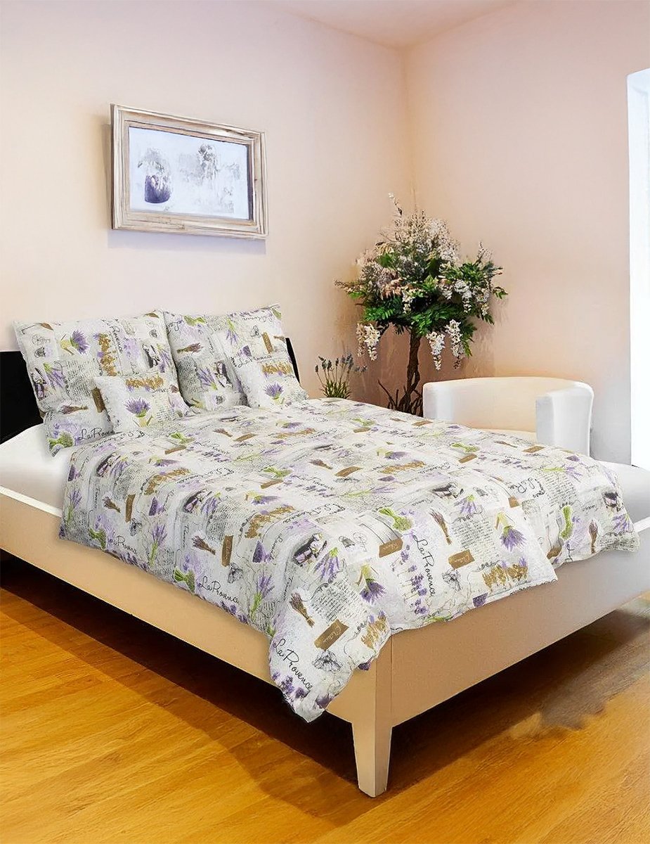 2P servis Ložní povlečení Bianca 140x200/90x70 cm Vzor lsk-57 Krep 100% Bavlna