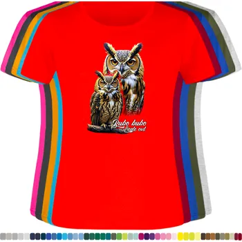 Dámské tričko damske-levne-bavlnene-tricko-digitalni-potisk-vyr-velky Barva: Red - červená, velikost: M