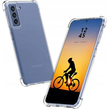 Pouzdro na mobilní telefon Zadní Kryt SunSky pro Samsung Galaxy S21 FE bezbarvý