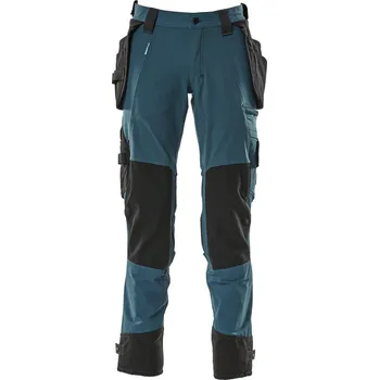 Pánské kalhoty MASCOT® Kalhoty se závěsnými kapsami Tmavě petrolejová Velikost: 45