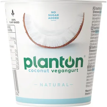 PlantON Zakysaný dezert z kokosového mléka bez přidaného cukru