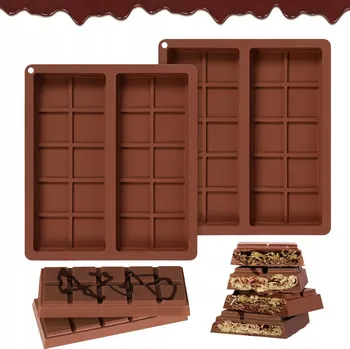 Forma na pečení SILIKONOVÁ FORMA NA DUBAJSKOU ČOKOLÁDU VELKÁ FORMA TABULKA ČOKOLÁDY
