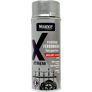 Barva ve spreji Nuance Akrylový Antikorozní Lak RAL 9006 Světle Stříbrný Sprej 400ML