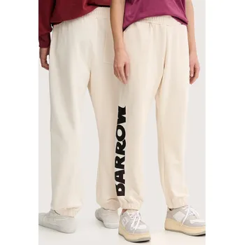 Bavlněné tepláky Barrow F5BWUAFP060 béžová 01X, vel. S