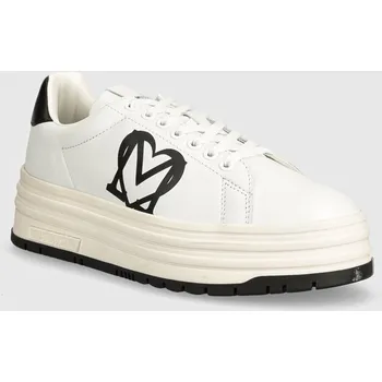 Dámské tenisky Kožené tenisky Love Moschino JA15096G1LIA110A bílá 00X, EUR 38