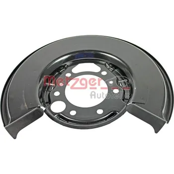 Brzdový kotouč Ochranný plech proti rozstřikování, brzdový kotouč METZGER 6115008