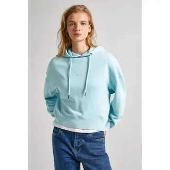 Dámská mikina Pepe Jeans Dámská mikina LYNETTE HOODIE Barva: modrá, Velikost: S