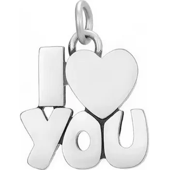 Přívěsek Přívěskynakrk.cz Ocelový přívěsek I♥YOU