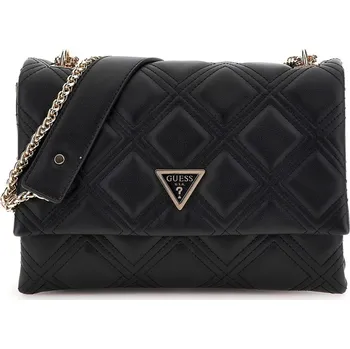 Kabelka Kabelka GUESS DEESA CONVERTIBLE XBODY FLAP HWQG9224210-BLA – Černá