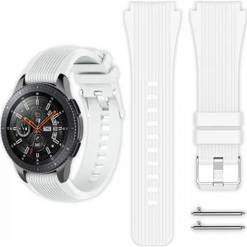 Řemínek na hodinky Řemínek Vanfone pro Samsung 22mm bílý