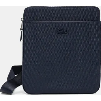 Kožená taštička Lacoste černá barva, NH2815CE 59X, vel. ONE SIZE