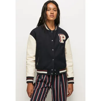 Dámská casual bunda Pepe Jeans Dámská bunda VARJA Barva: modrá, Velikost: S