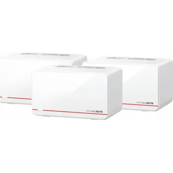 MERCUSYS Halo H37BE(3-pack) WiFi7 Mesh (BE6500,2,4GHz/5GHz,2x2,5GbELAN/WAN,1xGbELAN/WAN)