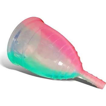 Menstruační kalíšek Yuuki Menstruační kalíšek Rainbow line ECONOMIC Velikost: menší (vhodný pro ženy před porodem)