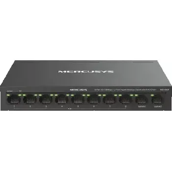 Switch Mercusys MS110CP 8xFE 2xGb(8xPoE+)