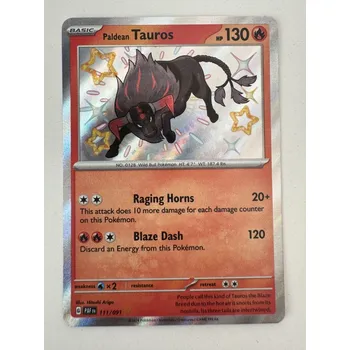 Karetní hra Pokémon PAF 111/091 Paldean Tauros - Paldean Fates