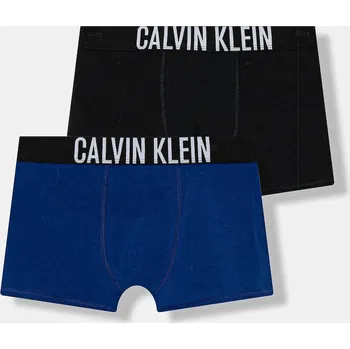 Boxerky Dětské boxerky Calvin Klein Underwear 2-pack modrá barva, B70B700509 B70B700509.9BYA 57X, vel. 128-140