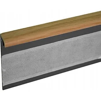 soklová lišta Lišta 2500x55x10 mm Kobercová (soklová) lišta TL55 33 dub světlý 250 cm