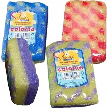 Abella Colorka I.Koupelová houba různé barvy 12 x