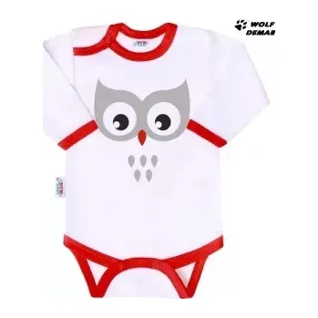 Kojenecký body Kojenecké body s potiskem NEW BABY Animals sova