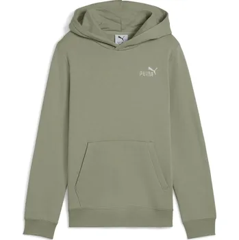 Chlapecká mikina Dětská mikina PUMA ESS 2 COLOR SMALL NO 1 LOGO HOODIE FL B 68582582 LUX ARMY 116