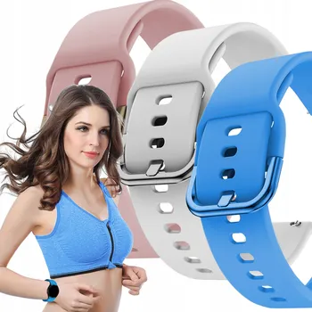 Řemínek na hodinky Sada: 3x Řemínek pro Samsung Galaxy Watch 7 40mm chytré hodinky řemínek 20mm