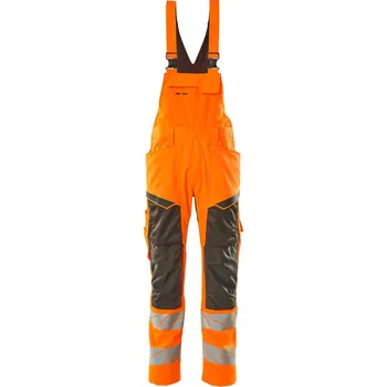 montérky MASCOT® Kalhoty s laclem a kolenními kapsami Hi-vis oranžová/tmavě antracitová Velikost: 62