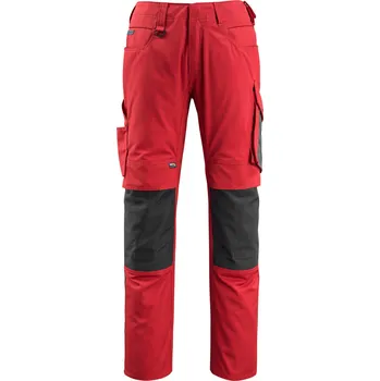 montérky MASCOT® Kalhoty s kolenními kapsami Červená/černá Velikost: 60