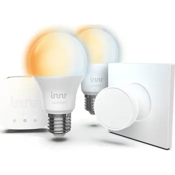 Žárovka Startovací sada Innr s Bridge + 2x žárovka Comfort + Smart Button UK