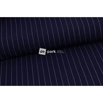 Viskoza - Proužek - modrá