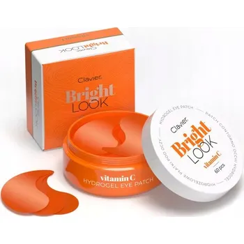 Péče o oční okolí CLAVIER BRIGHT LOOK NÁPLASTI POD OČI GELOVÉ S VITAMÍNEM C 60 KS 5904378550165