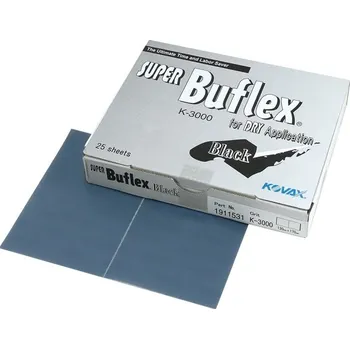 Brusný papír KOVAX Smirkový papír pro ruční broušení 72x125 mm Assilex 30 zrno K3000 2 ks