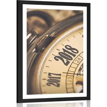 Plakát Dovido Plakát s paspartou vintage kapesní hodinky