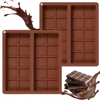 Forma na pečení 2x SILIKONOVÁ FORMA NA ČOKOLÁDU DUBAJSKÁ FORMIČKA NA PRALINKY TABULKA