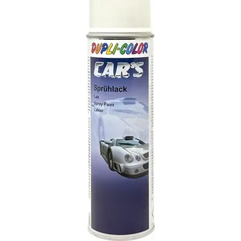 Barva ve spreji Dupli Color Akrylový lak ve spreji Bílý Lesk 500ML CARS