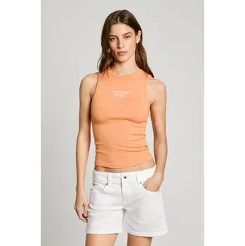 Dámské tričko Pepe Jeans Dámské tričko VIV Barva: oranžová, Velikost: L