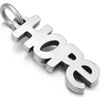 Přívěsek Přívěskynakrk.cz Ocelový přívěsek HOPE