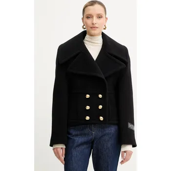 Dámský kabát Kabát s příměsí vlny Patou CO0310217 černá 99X, vel. 38