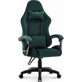 Herní židle Herní židle HC-1000 GREEN - sametová tkanina