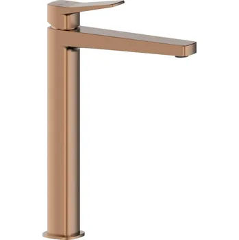 Vodovodní baterie KFA Armatura 4522-712-34 - Umyvadlová baterie + výpusť MALAGA 30,3 cm rose gold