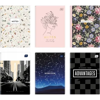 Sešit A4 s mřížkou, tvrdé desky, školní potřeby A4 Interdruk, 96 listů